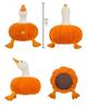 Large Pumpkin Goose Plush Pillow - Cute and Funny White Goose Duck Toy