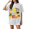 Women's Casual Short Sleeve T-Shirt Oktoberfest Letter Print Loose Fit Lightweight Summer Top Pullover Tee