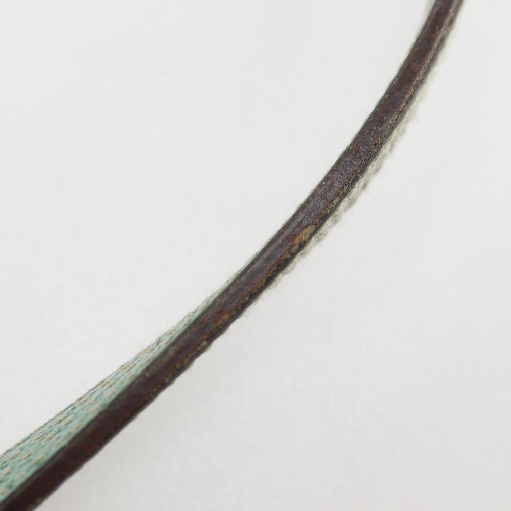 GUCCI Tote Bag 113017 Beige / green GG canvas Women Used