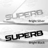 FSNK8 3D Car Decor Fender Emblem Trunk Decal Sticker For Skoda 4x4 Kodiaq Superb Octavia Karoq Kamiq Yeti Karoq Fabia Accessories