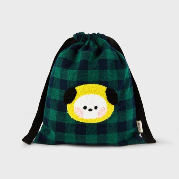 BT21 Minini Basic Check String Pouch (7 Character Options)