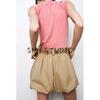 Spring New Women's Clothing Casual Puffy Pants Foot Cotton Blended Mid-Waist Balloon Version Shorts 2712737