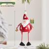 2025 Iron Art Christmas Decorations: Small Santa, Reindeer, Snowman Mailbox Ornaments.