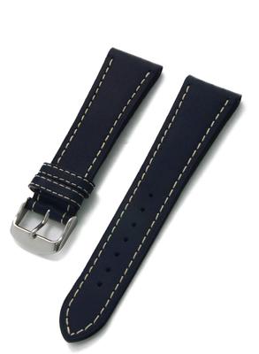 CASSIS Calfskin Watch Strap, Fully Waterproof, NURNBERG, 24mm, Navy Blue, with Replacement Tool, U1105087061024