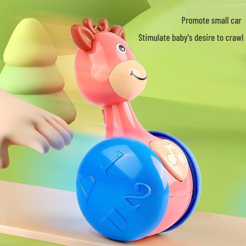 Infant Sliding Deer Tumbler Toy