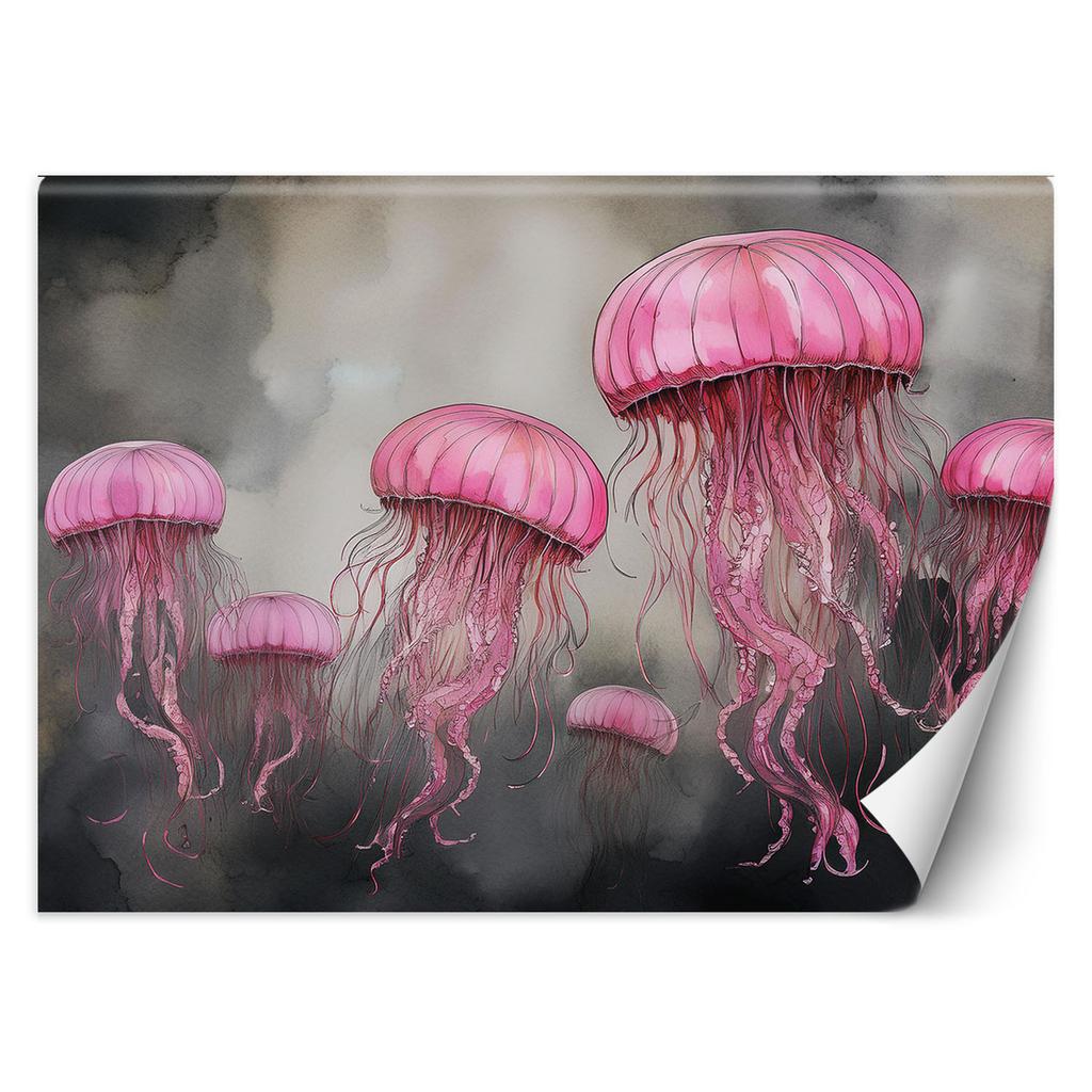 Wallpaper Jellyfish Sea Abstraction