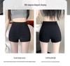 Women's 2025 Spicy Girl High-Waisted Black A-Line Shorts - Slimming & Cool Summer Hot Pants