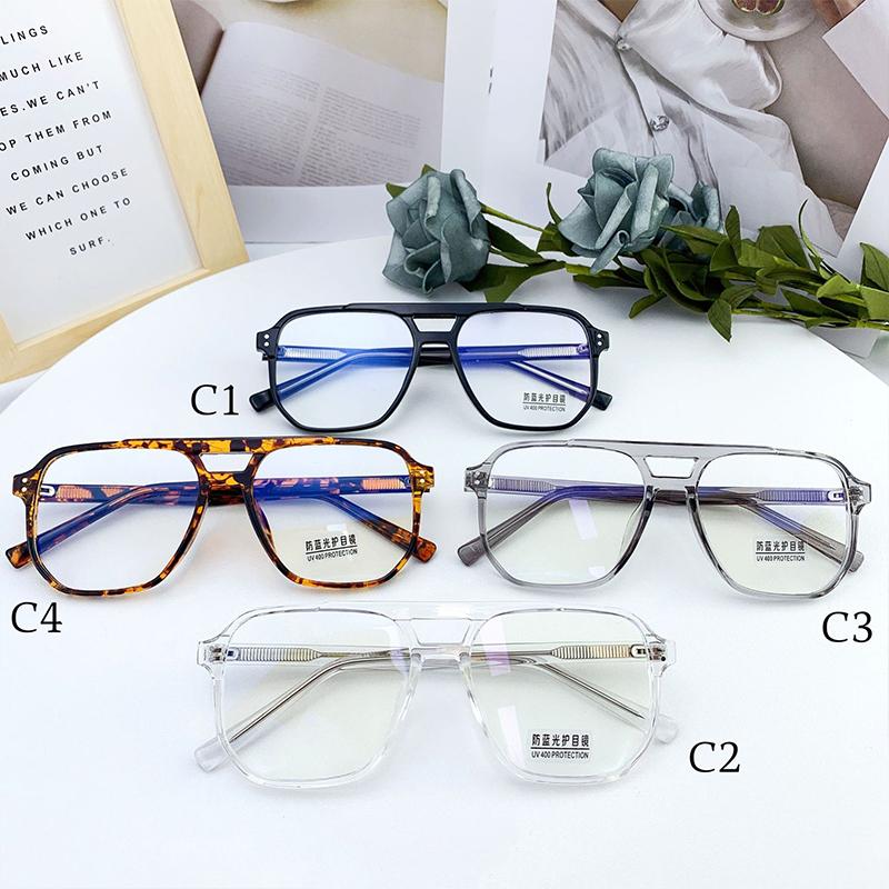 New Fashion Vintage Oversized Reading Glasses Unisex Anti Blue Rays Leoaprd Square Eyeglasses Antifatigue Computer Eyewear
