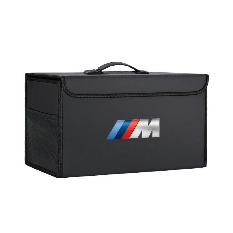 Large Capacity Leather Car Trunk Organizer Box Interior Toolbox For BMW X1 X2 X3 X5 X4 X6 X7 G30 G20 G32 G11 G12 F40 F30 F20 F10 QS4