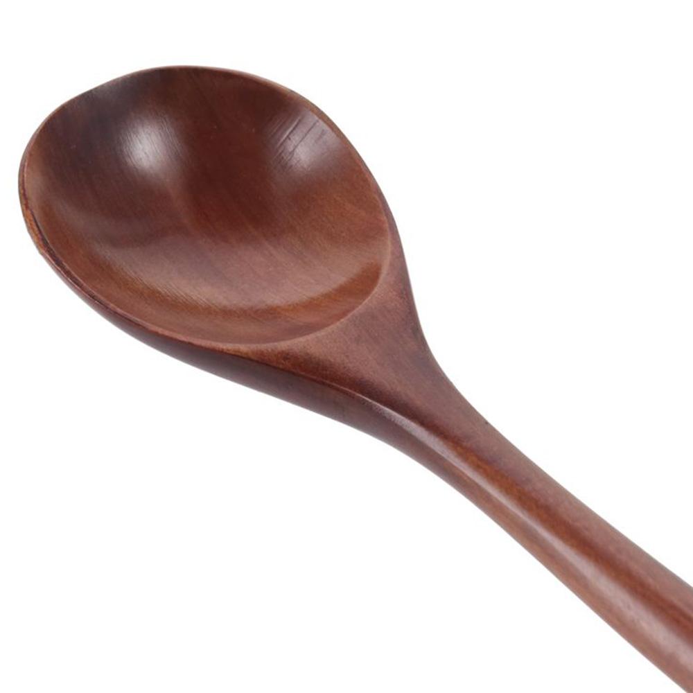 Wooden Wooden Spoons 7.8X0.59inch 13x2inch Wood Coffee Spoons Vintage Stirrer Spoon for Kitchen Soup Coffee Honey