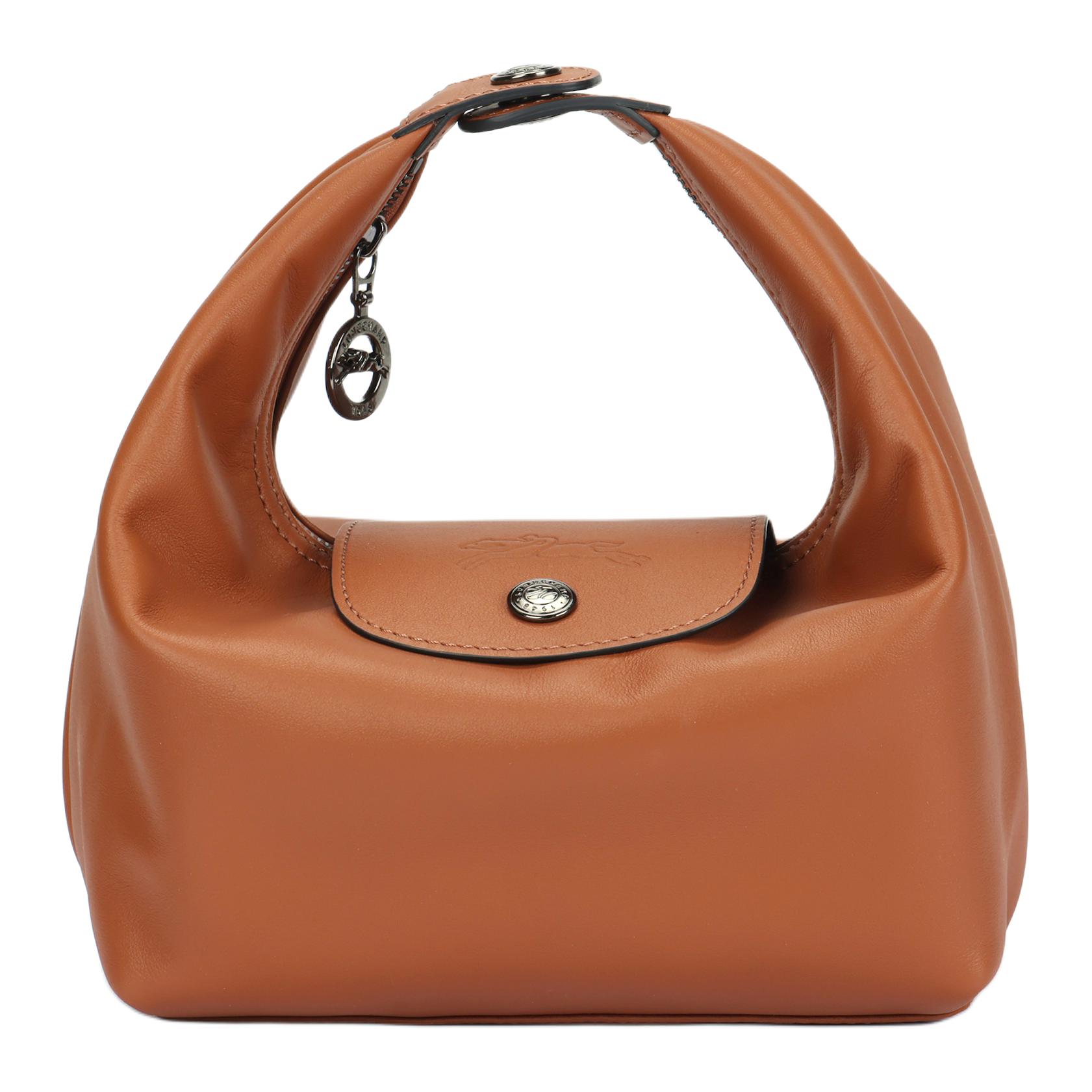 

Longchamp Le Pliage Xtra Textured Logo Snap Closure Leather Tote Bag Women Handbags Cognac Brandy 10291987504 Shopping Bag Set(Basic Set+Shopping Bag)