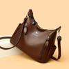 Dámská jednoduchá jednobarevná taška Tote Módní taška přes rameno Vícekapesní Ležérní denní crossbody taška Vhodná pro každodenní nošení a nakupování