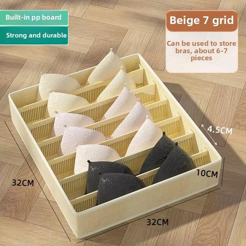 

Wardrobe Clothes Storage Box Thickened Sweater T-Shirt Jeans Storage Box With PP Board Foldable Underwear Sock Storage Organizer
