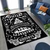 3D Retro Witch Ouija Gothic Spirit Board Rug for Bedroom Living Room Sofa Home Doormat Decor, Large Kids Play Non-slip Floor Mat