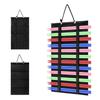 Hanging Drumstick Holder, Wall Drumstick Display Bag for 12 Pairs Drumsticks, Foldable Felt Drum Stick Holder Pouches