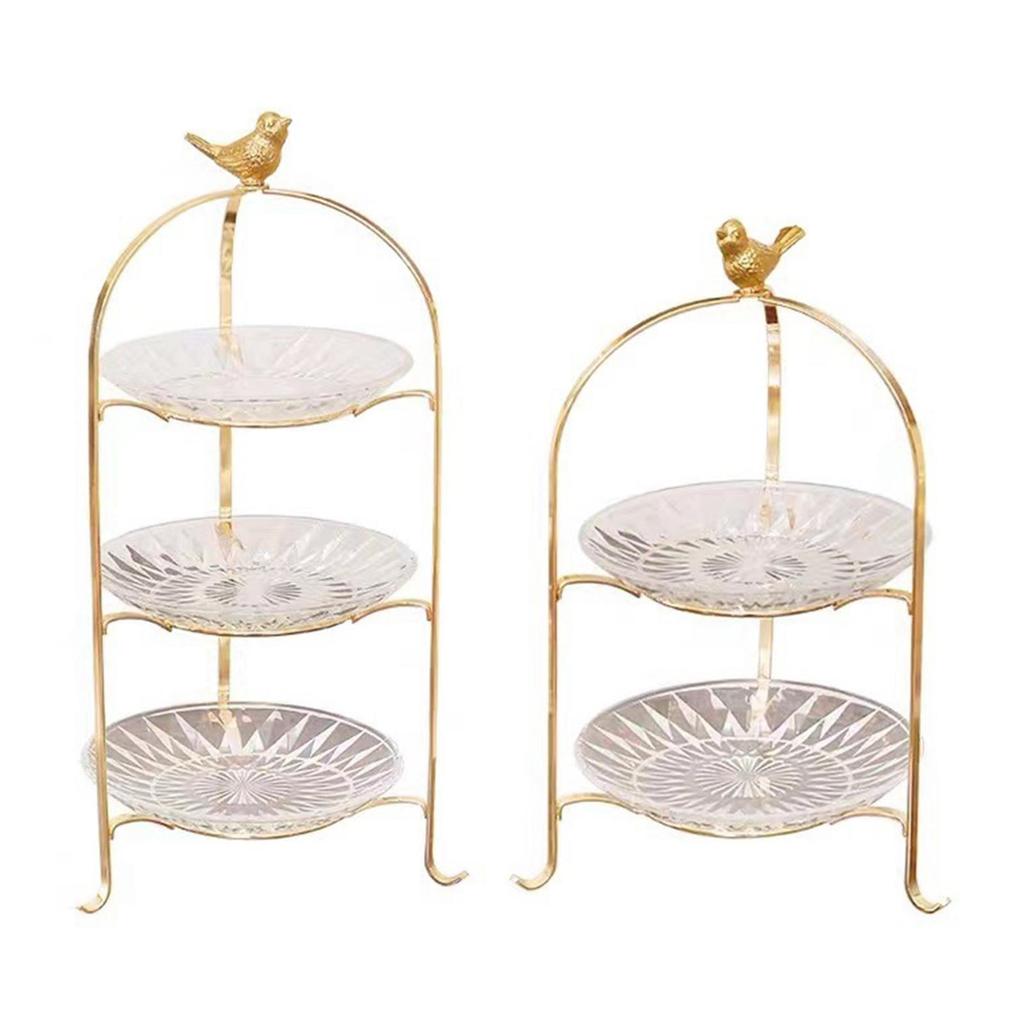 3 Tier Cake Stand Serving Tray Decor Dessert Removable Plate Display Cupcake for