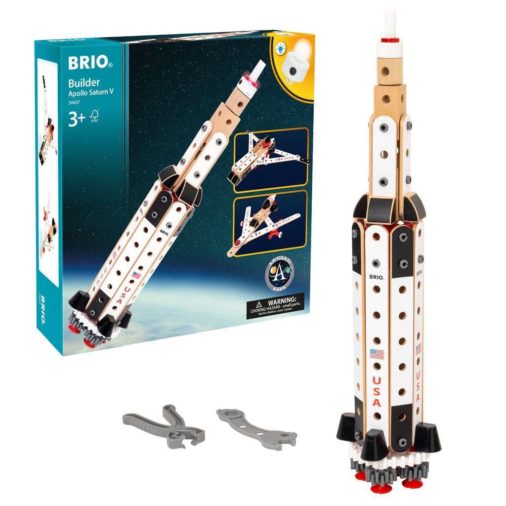 Brio Baukasten Apollo Saturn Zeitalter Werkzeug Spiel Pädagogisch 34607 V, 3+ (Zimmermann Spielzeug, Spielzeug)