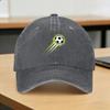 Soccer Ball Splash Graphic Baseball Cap Sun  Outdoor Sports Wholesale Washed Hip Hop Hats Unisex Unisex Custom Logo Baseball Caps