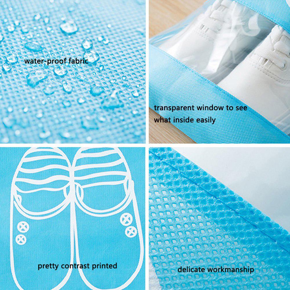 10Pcs Shoes Storage Bag Non-Woven Drawstring Dustproof Waterproof Travel Portable Organizer Storage