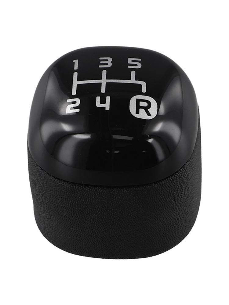 For Fiat For Panda Gear Knob Textured Grip Black 5 Speed Shift Pattern