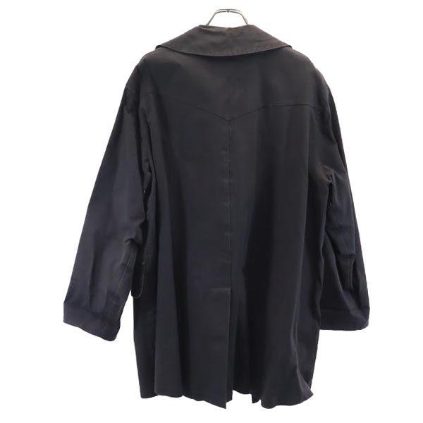 HERMES Chester coat black Men's Used