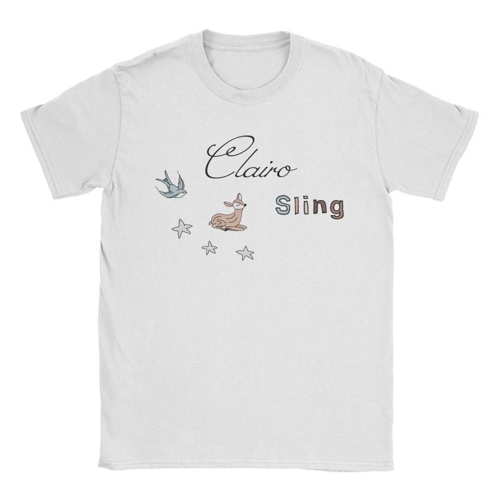 

Футболка Clairo Sling Унисекс 100% Хлопок Новая футболка Круглый вырез Футболка с коротким рукавом Оверсайз футболка Топ Y2k S