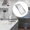 Stainless Steel Garbage Flap Lid Trash Bin Cover Built-in Balance Swing Flap Garbage Lid for Kitche