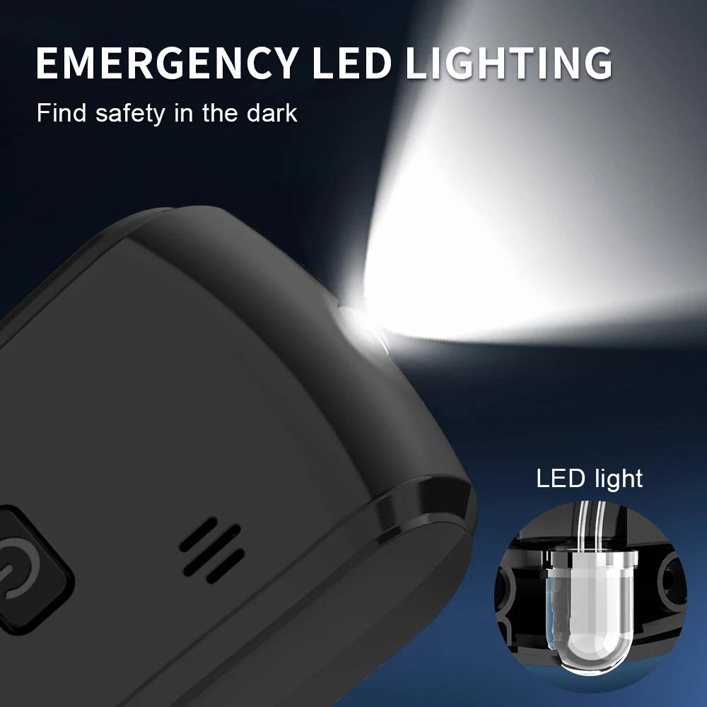 Přenosný digitální alkohol tester s baterkou, profesionální vysoce přesný dechový analyzátor s hlasovým ovládáním