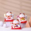 5inch Ceramic Beckoning Cat Waving Hand Lucky Cat Battery Powered Maneki Neko Best Gift Home Decoration Fortune Lucky Cat