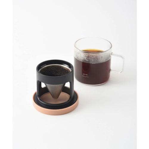 BRUNO Bruno Coffee Dripper, Single-Serve, Paperless, Stylish Drip Cup, Personal, Ivory, BHK244-IV