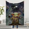 Blanket W-WARS-ES Throw Yoda S-STARS-ES Super Cosy Plush Living Room Sofa Couch Childish Birthday Gifts