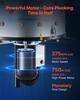 Chicken Plucker Machine, 500mm Drum, 900W & 230RPM Electric Chicken Plucking Machine with 98 Soft Fingers & Transport Wheels, Stainless Steel Feather