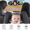 Baby Mirror Toys Multi-Function High Contrast Black and White Baby Toy Infant Soft Mirror Tummy Time Easy To Install Infant Toys