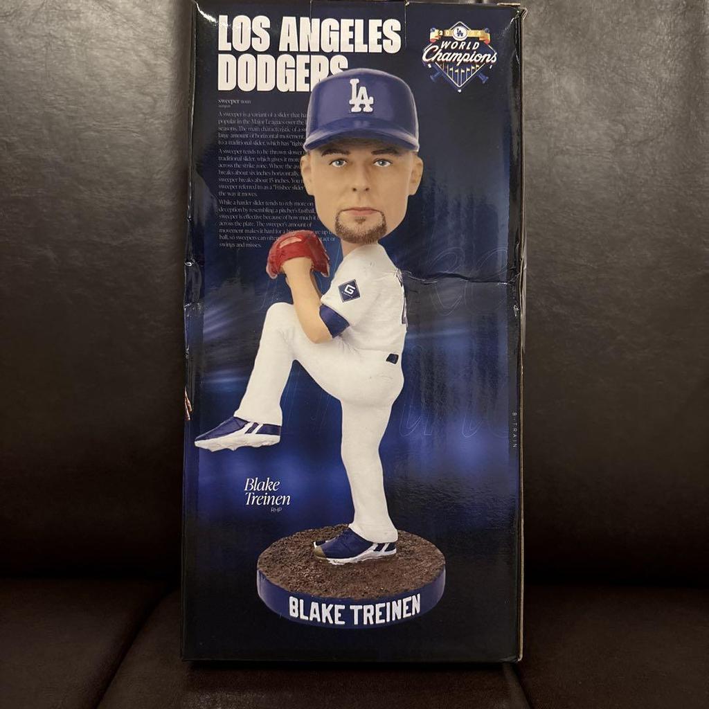 [USED] Price Reduced Los Angeles Dodgers Blake Treinen Bobblehead Figure