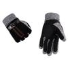 Winter Men's Warm Gloves Genuine Suede Pig Leather Gloves Mittens Male Thick Bike Motorcycle Gloves Men Knitted Guantes