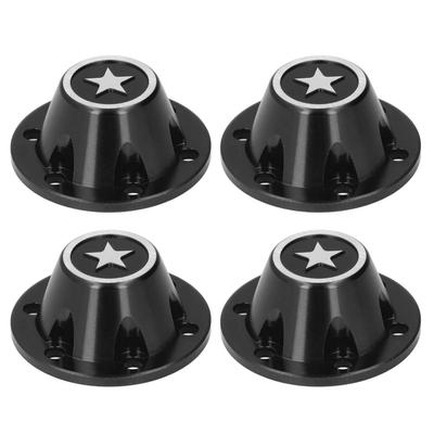 4Pcs Universal Tire Lock Cover Dust Proof Portable Remote Control Hex Wheel Nut Cover for AXAIL SCX6 1 6 RC Car
