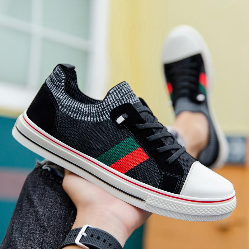 Men Vulcanized Sneakers Man Mesh Breathable Walking Shoes Flat Comfortable Autumn Spring Fashion Loafers Male Footwear Homme