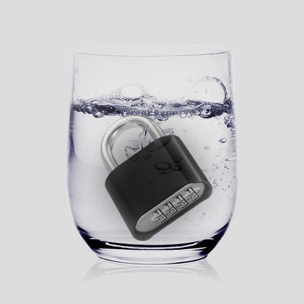 Sturdy Rustproof Waterproof Strong Hardened Padlocks Door Lock Code Lock for Indoor Outdoor Fence