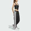 adidas Originals 3-Stripes Colorblock Drawstring Knit Joggers Women Bottoms Black IX6688