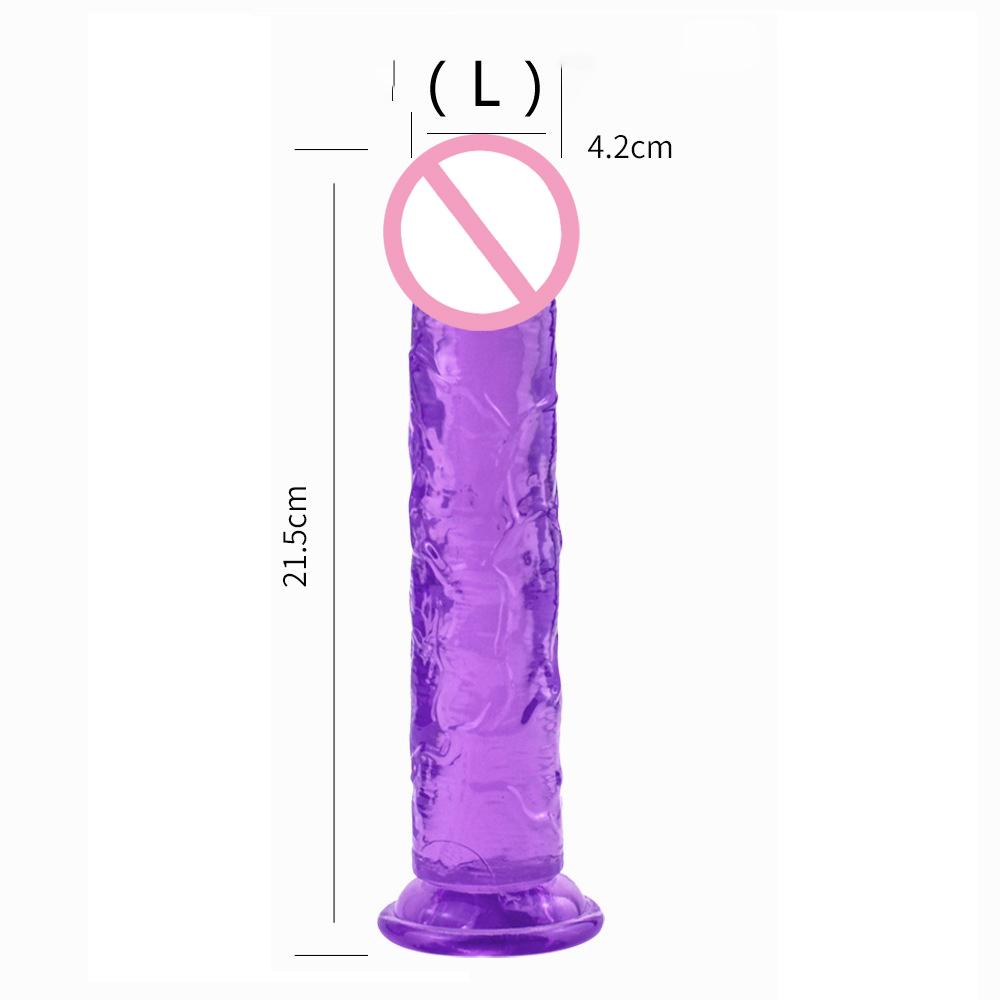 Realistic Dildo for Women Masturbation Suction Cup Soft Jelly Dildo Big Penis Anal Plug Erotic Sex Toy for Adult Sex Masturbator