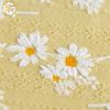 Pure Cotton 40s Three-Dimensional Daisy Print DIY Floral Fabric for Dresses, Children's Clothing, and Tablecloths.