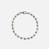 LOVE ME MONSTER [Silver] Bold Ball Chain Bracelet