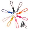 2 Stück Schlüsselanhänger Lanyard Zweifarbiges Design Geflochtenes Seil Handgelenkschlaufe mit Aufhängering Schlüssel Handy Tasche Dekor DIY Zubehör
