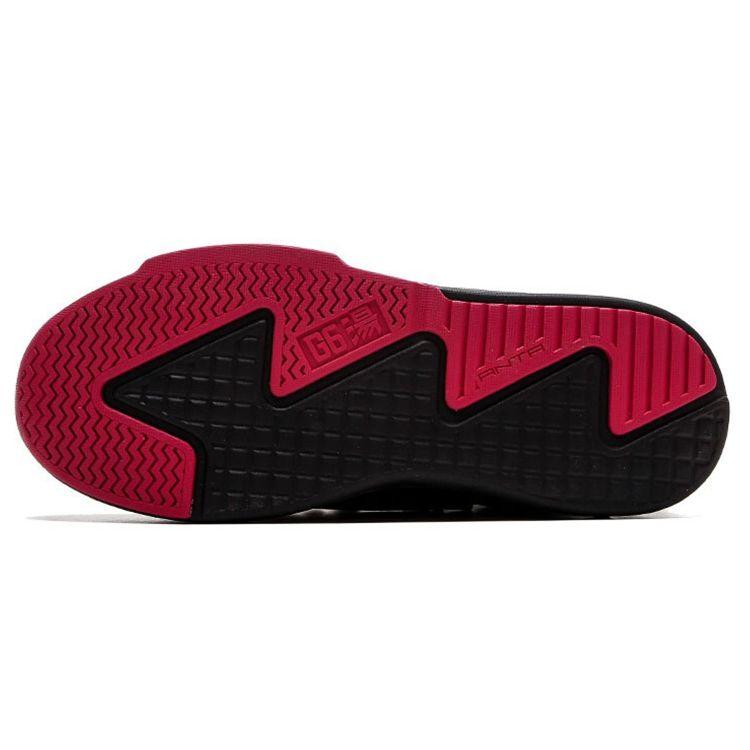 Anta Thompson G6 Non-Slip Wear-Resistant Low-Top Sneakers Men Sneakers Black Red 112118086-4