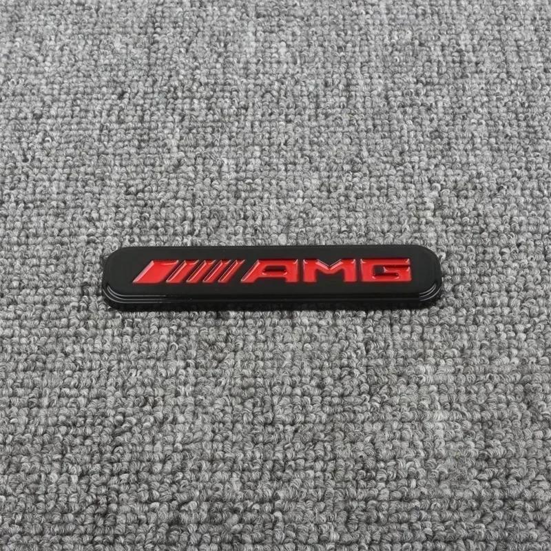 1 Pçs ABS Car Side Trunk Para AMG Brabus Emblem Sticker Accessories For Benz C63 A45 GLS Fortwo Forfour 451 453