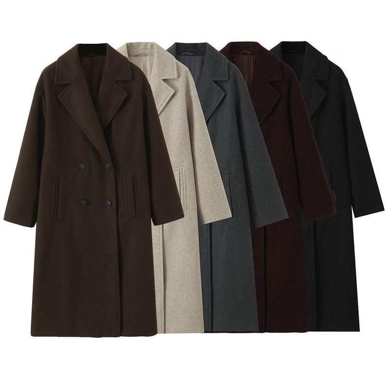 Za New Fall Women's Clothing 2025 Fashion Wind Fashion Polo Collar Long Sleeves Loose Soft Coat Outwear 3046298