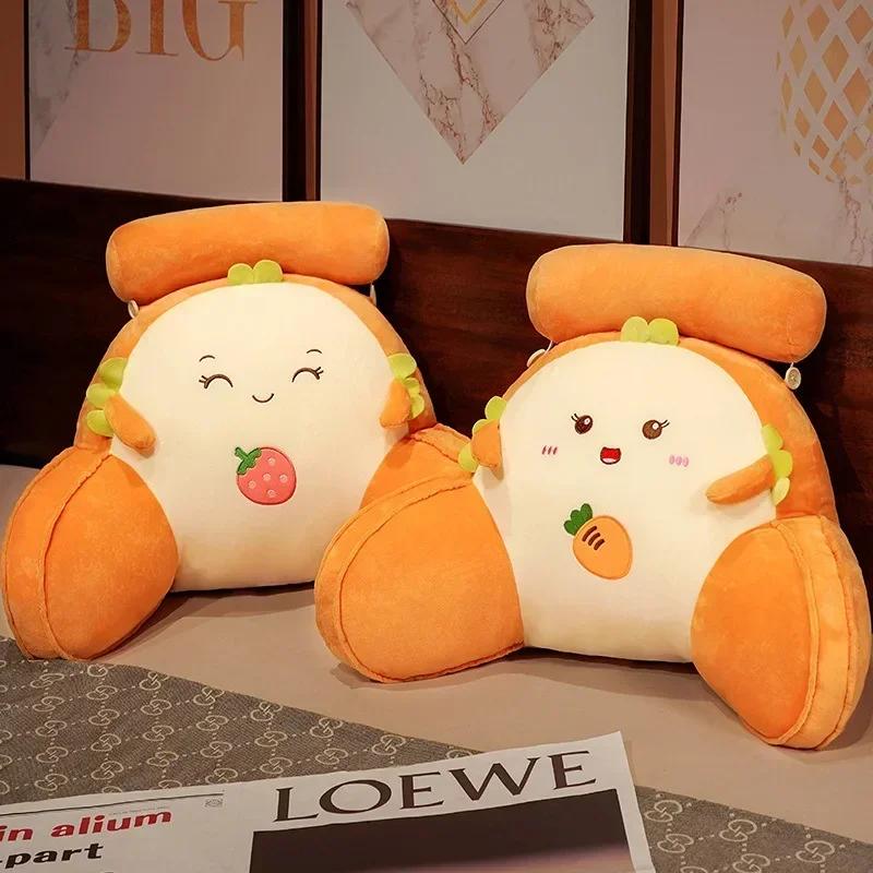 Cartoon Soft Bedhead Pillow Student Dormitories Reading Waist Protect Backrest Can Be Disassembled Washed Seat Cushion