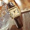Damen-Uhrenarmband Kleines quadratisches Uhrwerk Vintage Nische High-End-Gefühl Uhr Damen-Uhr Student Wasserdichte Uhr