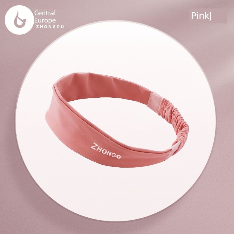

Exercise Hair Band Women s Anti-Sweat Band Running Fitness Yoga Headband Sweatband Hair Band Sport Headband Badminton Pink