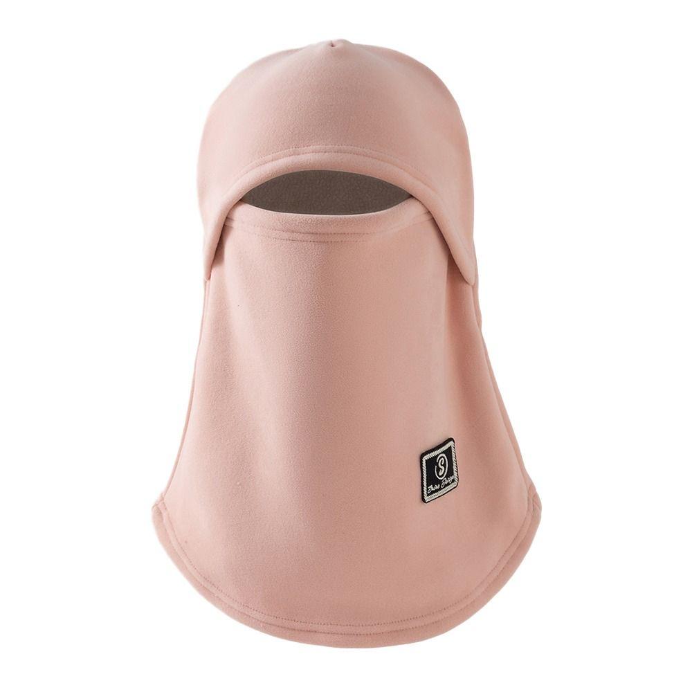 Windproof Fleece Balaclava Hat Velvet Helmet Hat Winter Mask Cap  Outdoor Cycling Skiing